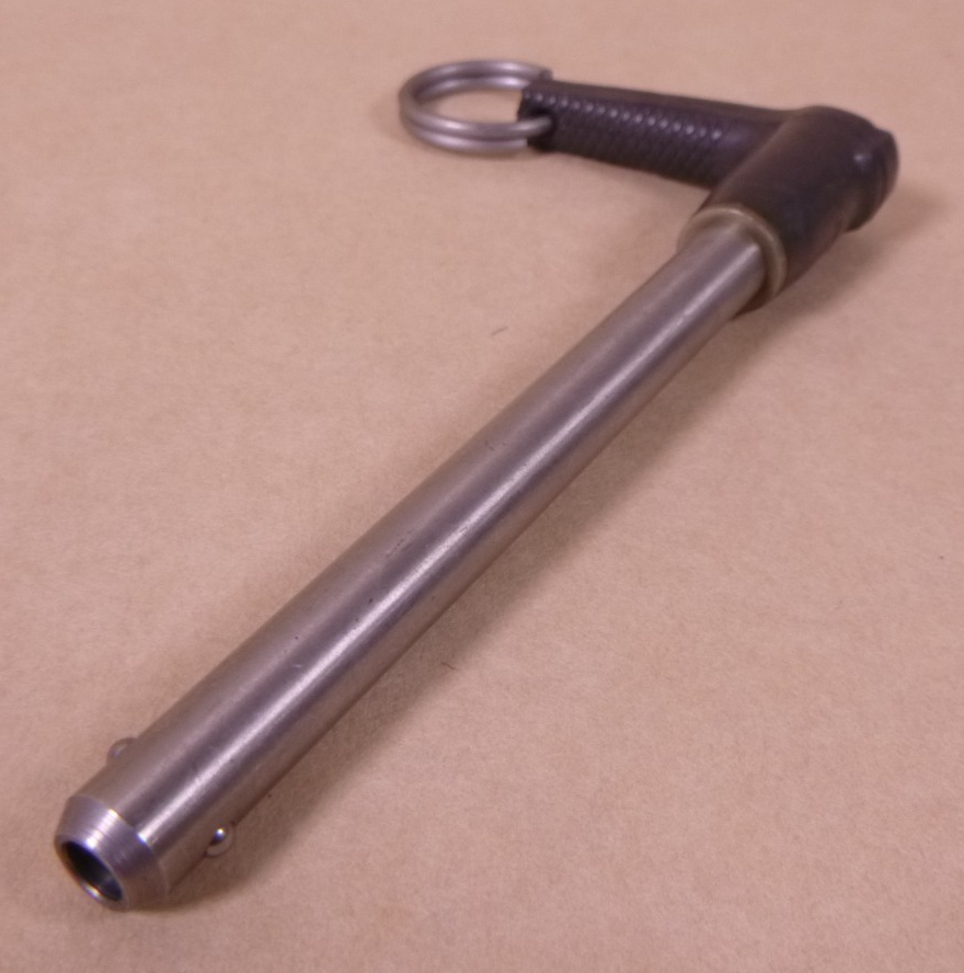 3/8" Shank x 3-1/2" Grip Length L Hdl Stainless Quick Release Pin Avibank USA | Industrial Replacement Nuts &amp; Bolts Distributor and Machinery Screws &amp; Fasteners Supply