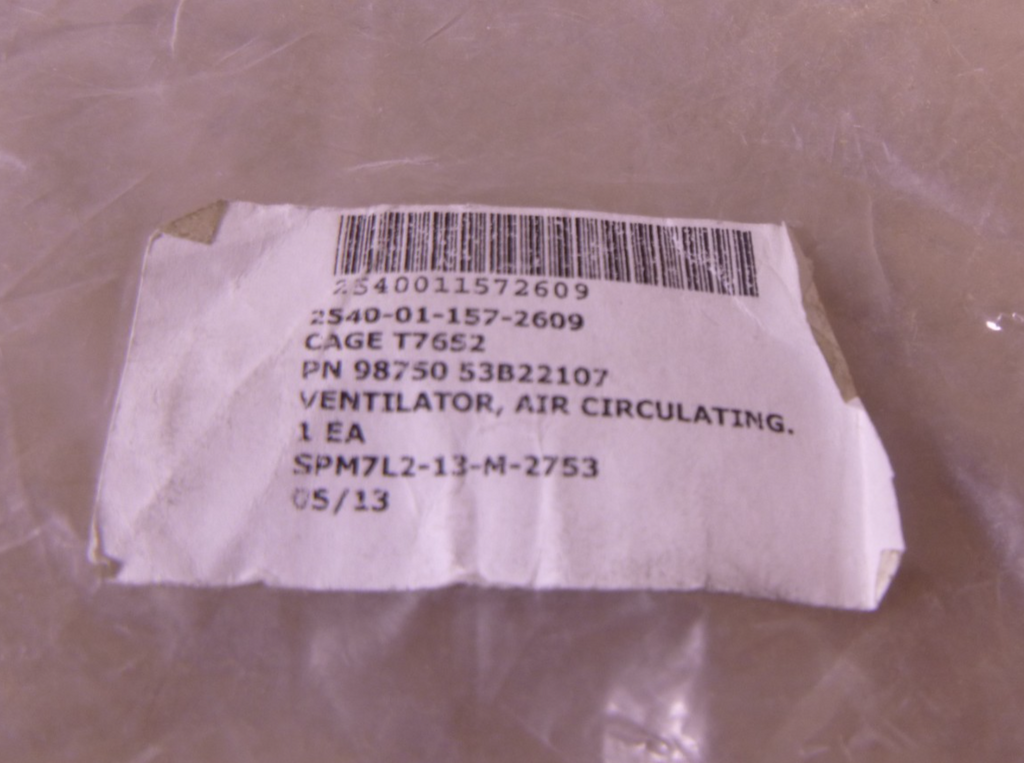53B22107 Body Ventilator For 53D22046 35 Ton Jack , 2540-01-157-2609 | Genuine M35 Military Truck Parts and M939 Cargo Truck Surplus Parts
