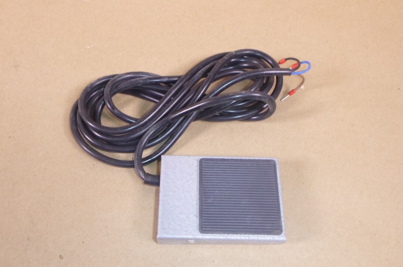 New Herga 6298-0366 Footswitch 24V AC/DC, 2.5 Meter Cord, Low Profile Foot Pedal | Industrial MRO Replacement Parts, Manufacturing Machine Parts &amp; Components, Heavy Equipment Parts Supplier