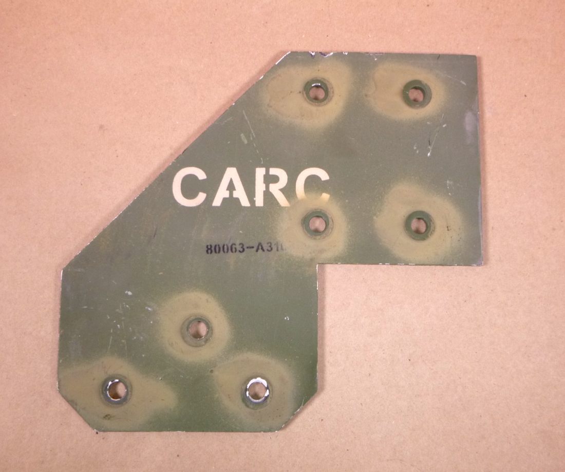 USED M998 Humvee AS-3588/GRC-206 VHF/UHF Antenna Roadside Support Plate A3103740 , 5340-01-302-0068 | Genuine HMMWV Replacement Parts and Military Surplus Humvee Parts &amp; Accessories
