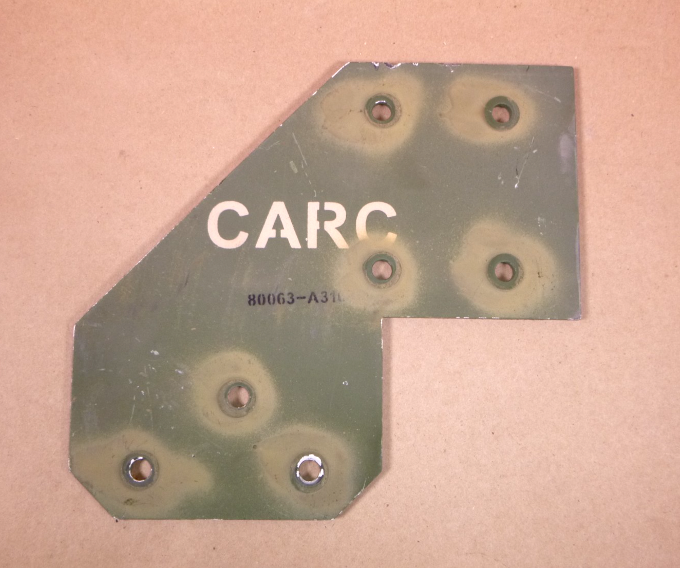 USED M998 Humvee AS-3588/GRC-206 VHF/UHF Antenna Roadside Support Plate A3103740 , 5340-01-302-0068 | Genuine HMMWV Replacement Parts and Military Surplus Humvee Parts &amp; Accessories