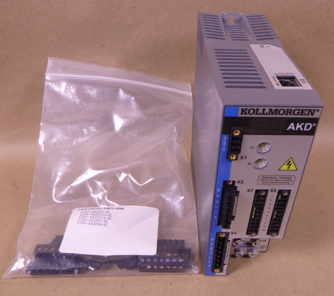 AKD-P00306-NBEI-0000 Kollmorgen Servo Drive, 120/240VAC, 1PH/3PH , 1.2KVA, Rev E | Electrical MRO Replacement Parts &amp; Components and Commercial Electrical Supplies Company