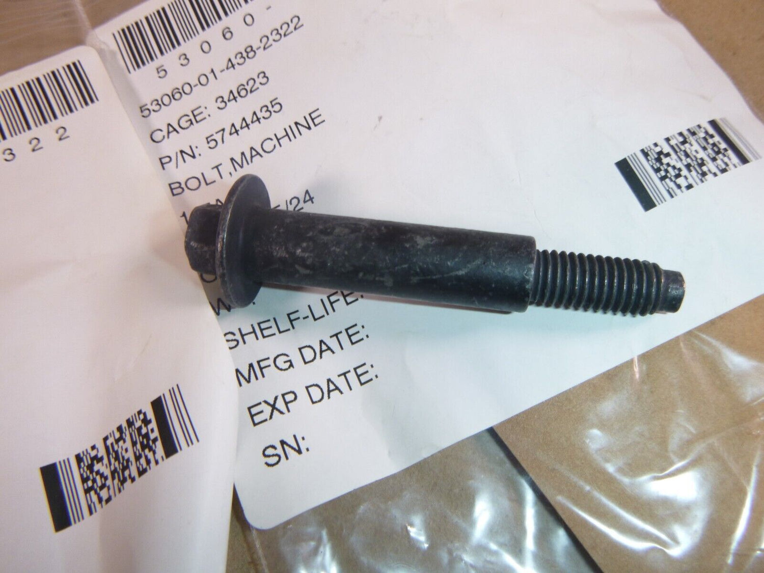 6x M998 Humvee 6.5L Air Intake Manifold Bolt 5744435, 5306-01-438-2322, 12554344 | Genuine HMMWV Replacement Parts and Military Surplus Humvee Parts &amp; Accessories