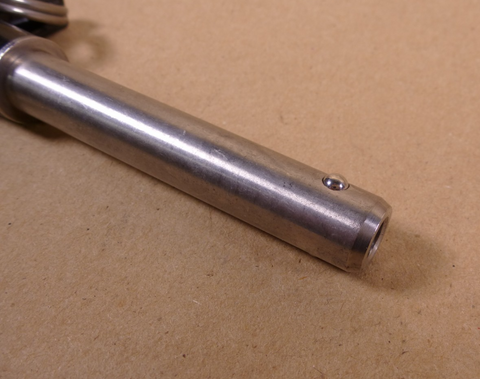 1/2" X 2-1/2" GRIP 17-4 STAINLESS STEEL JERGENS BALL LOCK QUICK RELEASE PIN | Industrial Replacement Nuts & Bolts Distributor and Machinery Screws & Fasteners Supply