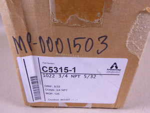 C5315-1 Armstrong Steam Trap Model 1022 Stainless 604PSI/125PSI 3/4" NPT | Industrial MRO Replacement Parts, Manufacturing Machine Parts & Components, Heavy Equipment Parts Supplier