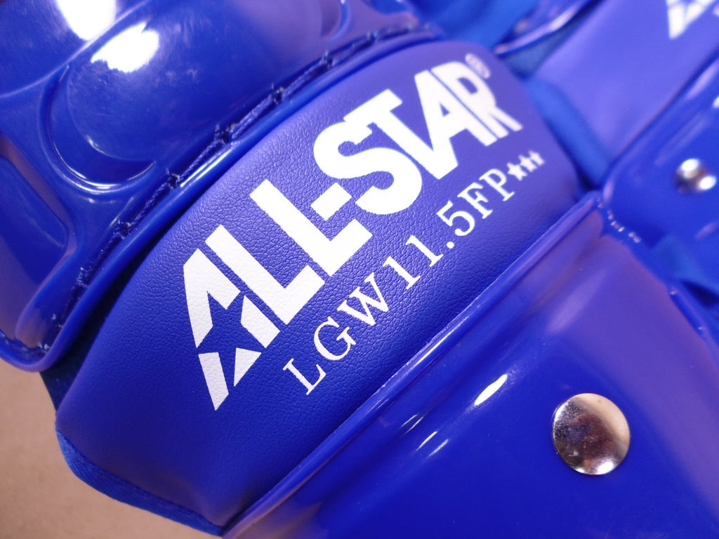 All-Star LGW11.5FP Fastpitch Player Series Youth Leg Guards , Ages 7-9 , Blue | Industrial MRO Tools and Replacement Industrial Equipment Components