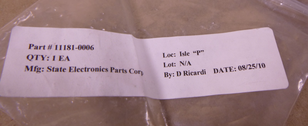 State Electronics 11181-0006 Potentiometer Resistor - 5905-01-315-5776 | Electrical MRO Replacement Parts & Components and Commercial Electrical Supplies Company