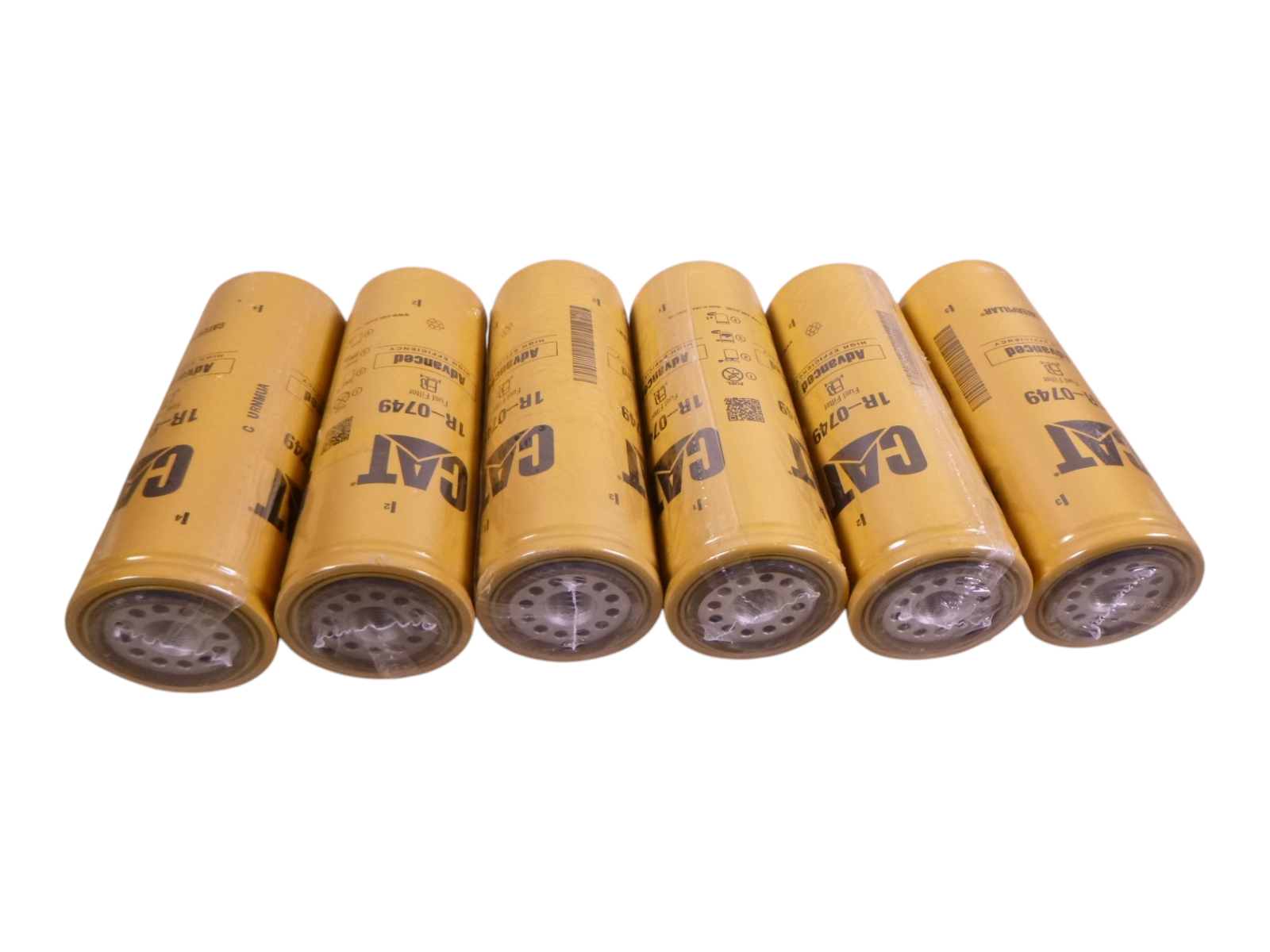 (6 PACK) OEM CATERPILLAR CAT 1R-0749 Fuel Filter Advanced High Efficiency 1R0749 | Industrial Tractor Parts Supplier and Surplus Tractor Parts &amp; Accessories