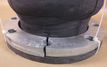 6" Inch Rubber Expansion Joint Kadant Unaflex Single Arch 11" Flange OD (BUTYL) | Industrial MRO Replacement Parts, Manufacturing Machine Parts &amp; Components, Heavy Equipment Parts Supplier