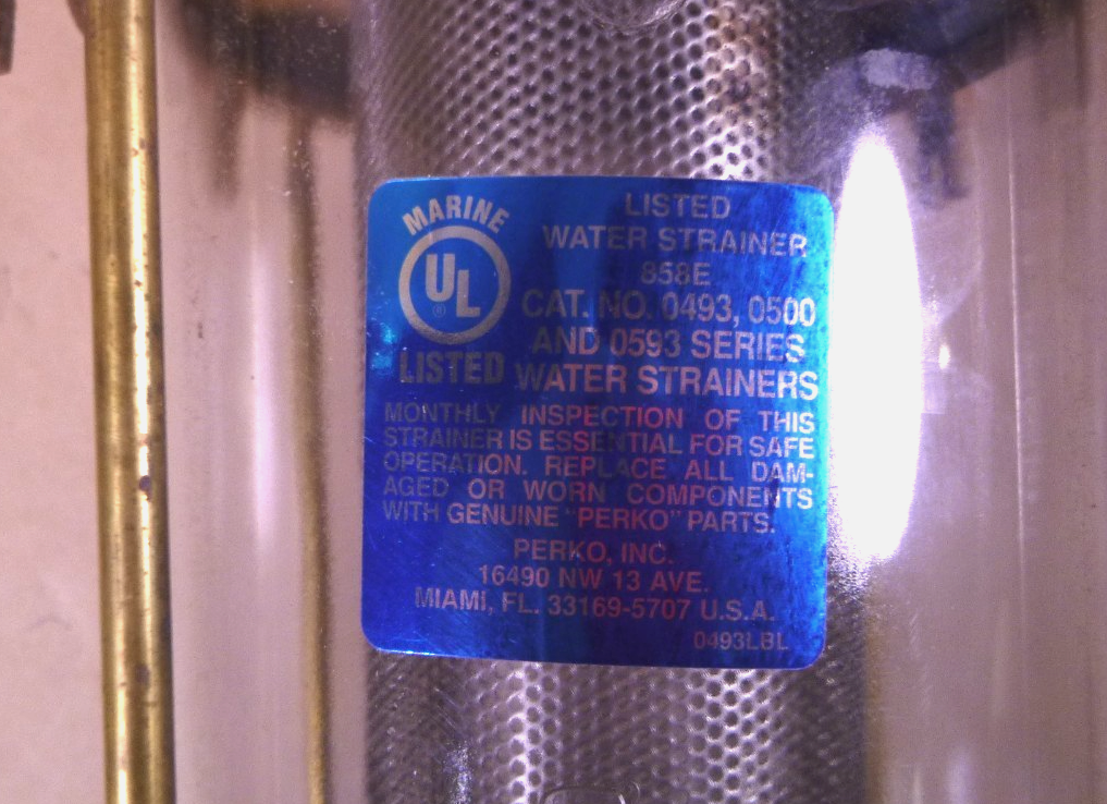 Perko 2" FNPT Intake Strainer Bronze With Strainer Made in the USA 8 x 8 x 19"