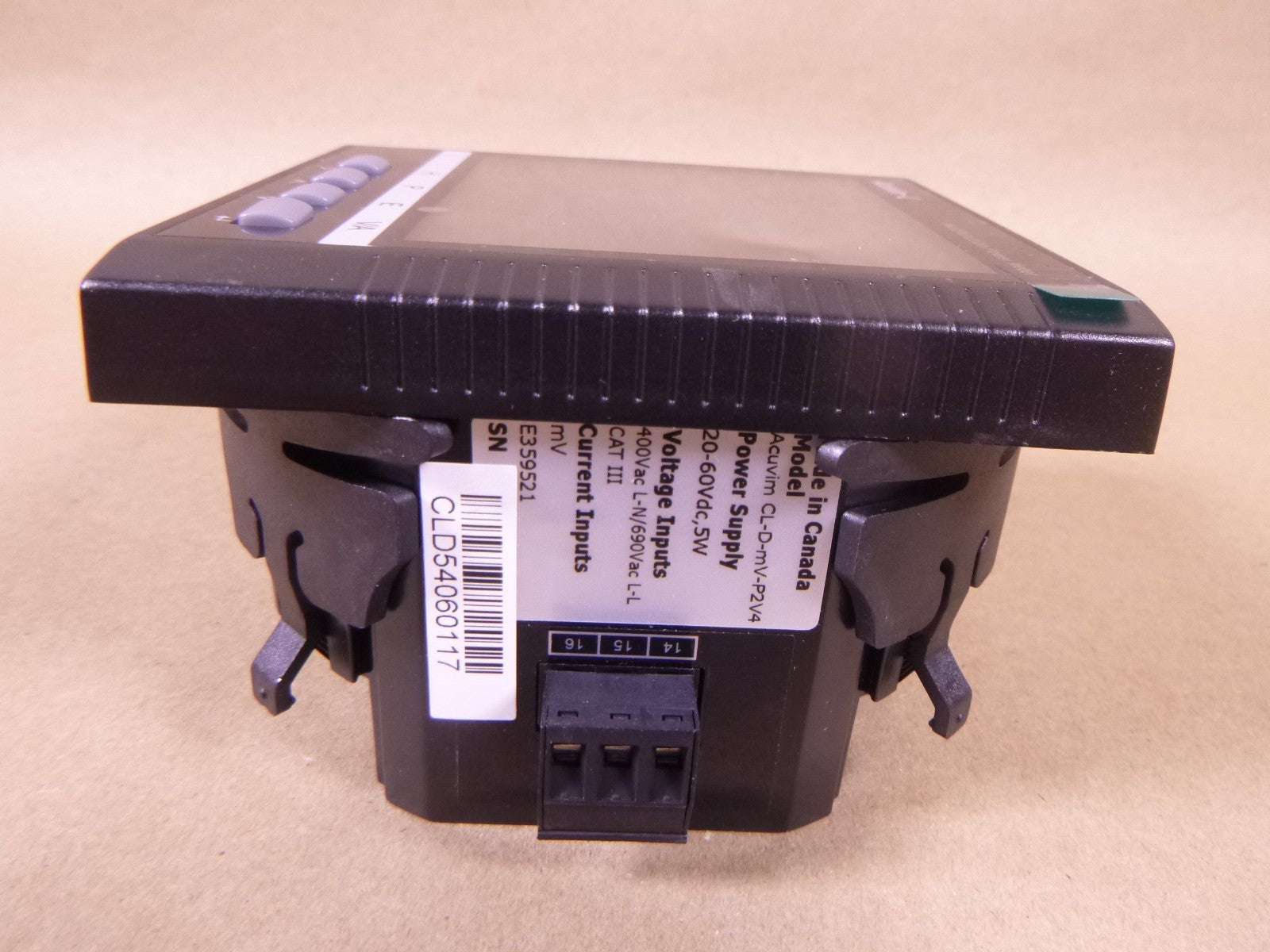 Accuenergy Acuvim CL-D-mV-P2V4 Power &amp; Energy Meter 20-60Vdc 5W mV RS485 | Electrical MRO Replacement Parts &amp; Components and Commercial Electrical Supplies Company