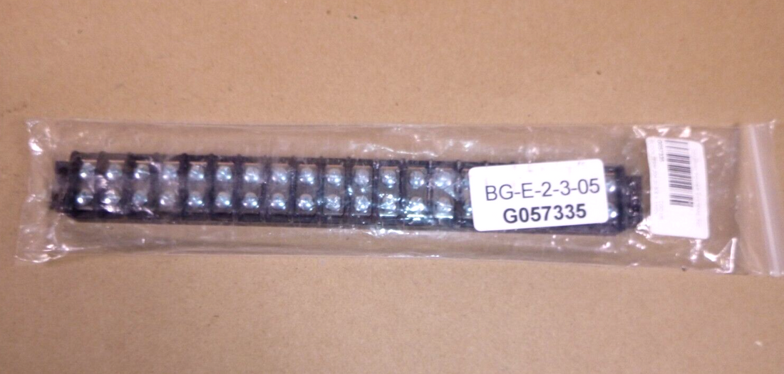 G057335 Generac Terminal Block 20A 20 X 6 X 1100V | Genuine MEP Generator Replacement Parts and Military Surplus Generator Parts