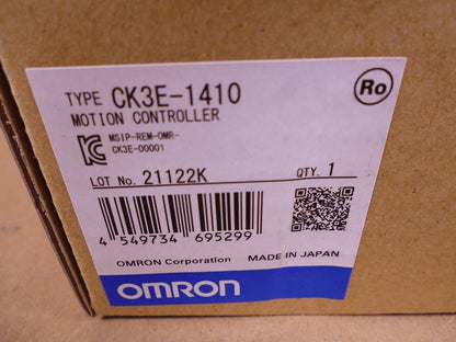 Omron CK3E-1410 - CK3E Programmable Multi-Axis Motion Controller , 32 Axes | Electrical MRO Replacement Parts &amp; Components and Commercial Electrical Supplies Company