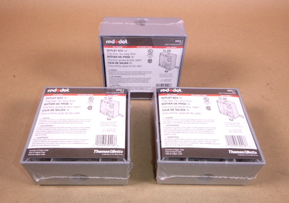 Red Dot 2IH3-1 Two Gang Universal Weatherproof Box 3 Outlets (Lot of 3) | Industrial MRO Replacement Parts, Manufacturing Machine Parts &amp; Components, Heavy Equipment Parts Supplier