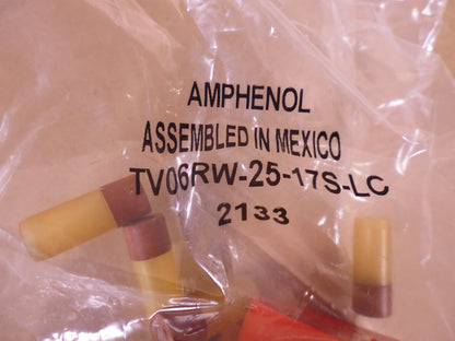 (Lot of 2) AMPHENOL TV06RW-25-17S Circular Mil Connector TV06RW-25-17S-LC | Electrical MRO Replacement Parts &amp; Components and Commercial Electrical Supplies Company