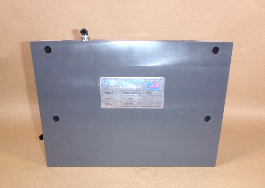 New Moleaer Nanobubble Generator Block 150 GPM, Serial 