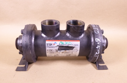 Thermal Transfer Products TTP Heat Exchanger Copper Tube Steel Shell EK-708-O | Industrial Electric Motors, Pumps &amp; Parts