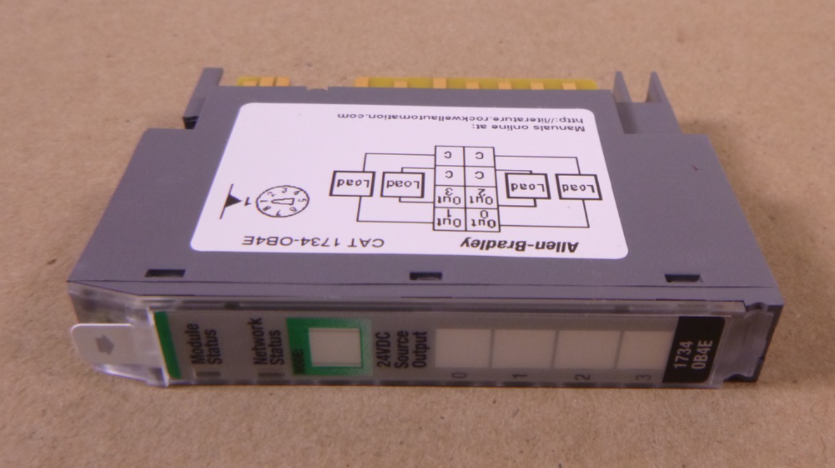 Allen Bradley 1734-OB4E Series C Output Module 1734OB4E | Electrical MRO Replacement Parts &amp; Components and Commercial Electrical Supplies Company