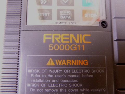 (Broken) (For Parts Not Working) Fuji Electric FRN2.2G11S-2 4.2kVA Drive | Electrical MRO Replacement Parts & Components and Commercial Electrical Supplies Company
