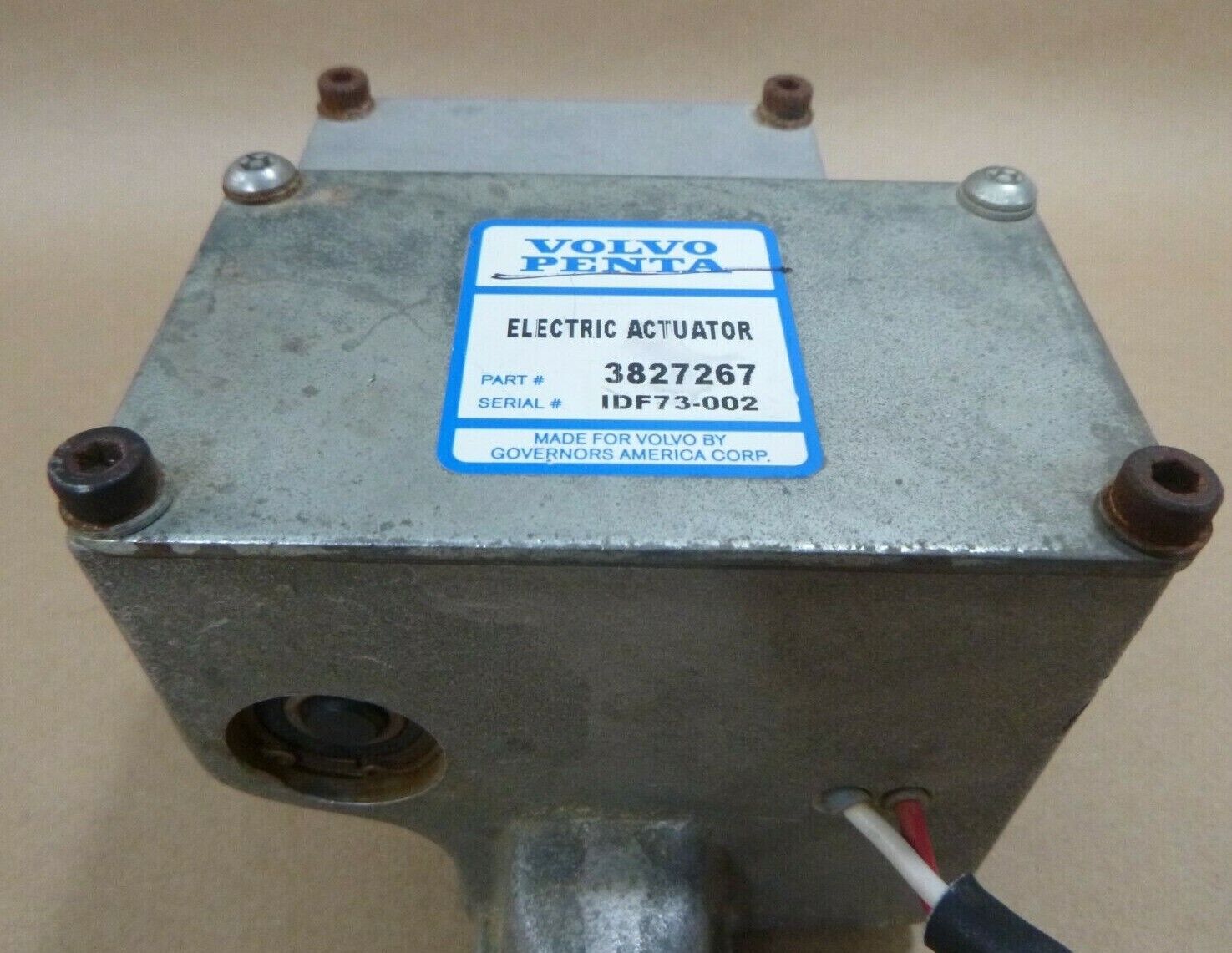 VOLVO PENTA 3827267 ACTUATOR FOR TAD1030GE TAD1031GE TAD1032GE TAD1031G *UNTESTED* | Replacement Truck Parts, Trailer Accessories, Automobile Supplies, Car Parts &amp; Accessories