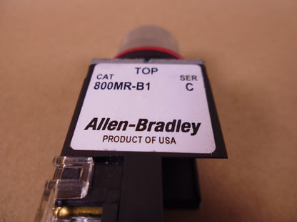 Allen Bradley 800MR-B1 Push Button 800MRB1 , SER C | Electrical MRO Replacement Parts &amp; Components and Commercial Electrical Supplies Company
