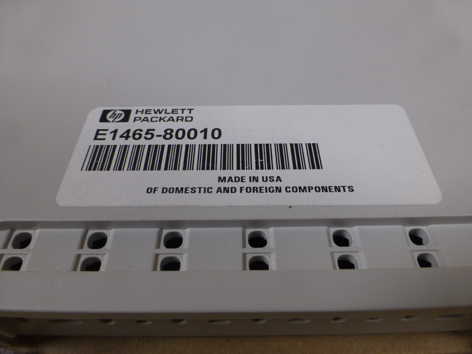 HP E1465A 16x16 Relay Matrix Switch USA , E1465-80010 | Electrical MRO Replacement Parts &amp; Components and Commercial Electrical Supplies Company