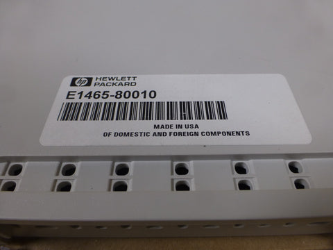 HP E1465A 16x16 Relay Matrix Switch USA , E1465-80010 | Electrical MRO Replacement Parts & Components and Commercial Electrical Supplies Company
