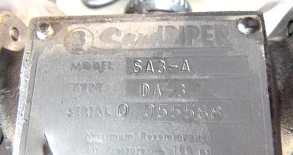 3" Warren Rupp / SandPiper Aluminum Diaphragm Pump Model SA3-A Type DA-3 | Industrial Electric Motors, Pumps &amp; Parts