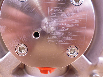 HAWE LP 160-16 Air Driven Hydraulic Pump, 1:100 Area Ratio, V=8.0 cm3, Type LP | Industrial MRO Replacement Parts, Manufacturing Machine Parts &amp; Components, Heavy Equipment Parts Supplier