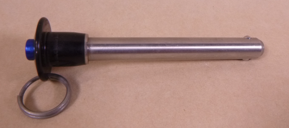 1/2" Shank x 3-1/2" Grip Length 17-4 Stainless Ball Lock Quick Release Pin USA | Industrial Replacement Nuts &amp; Bolts Distributor and Machinery Screws &amp; Fasteners Supply