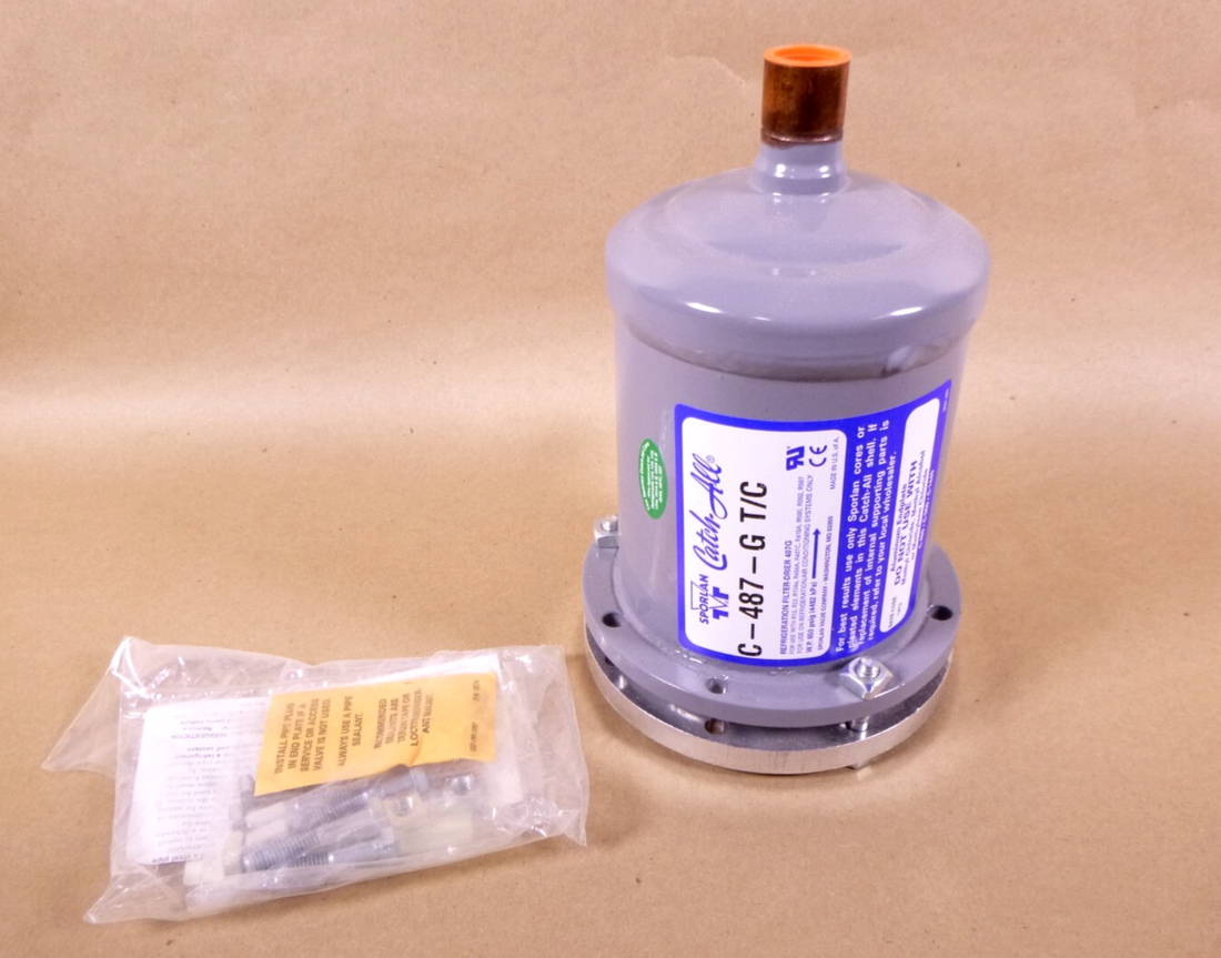 Sporlan C-487-G T/C Liquid Line Replaceable Core Filter-drier 7/8" Solder 650Psi | Industrial MRO Replacement Parts, Manufacturing Machine Parts &amp; Components, Heavy Equipment Parts Supplier