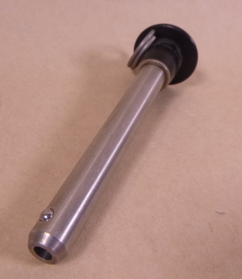 1/2" Shank x 3-1/2" Grip Length 17-4 Stainless Ball Lock Quick Release Pin USA | Industrial Replacement Nuts &amp; Bolts Distributor and Machinery Screws &amp; Fasteners Supply