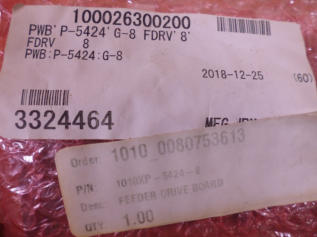 NEW ISHIDA P-5424G Circuit Feeder Drive Board | Electrical MRO Replacement Parts & Components and Commercial Electrical Supplies Company