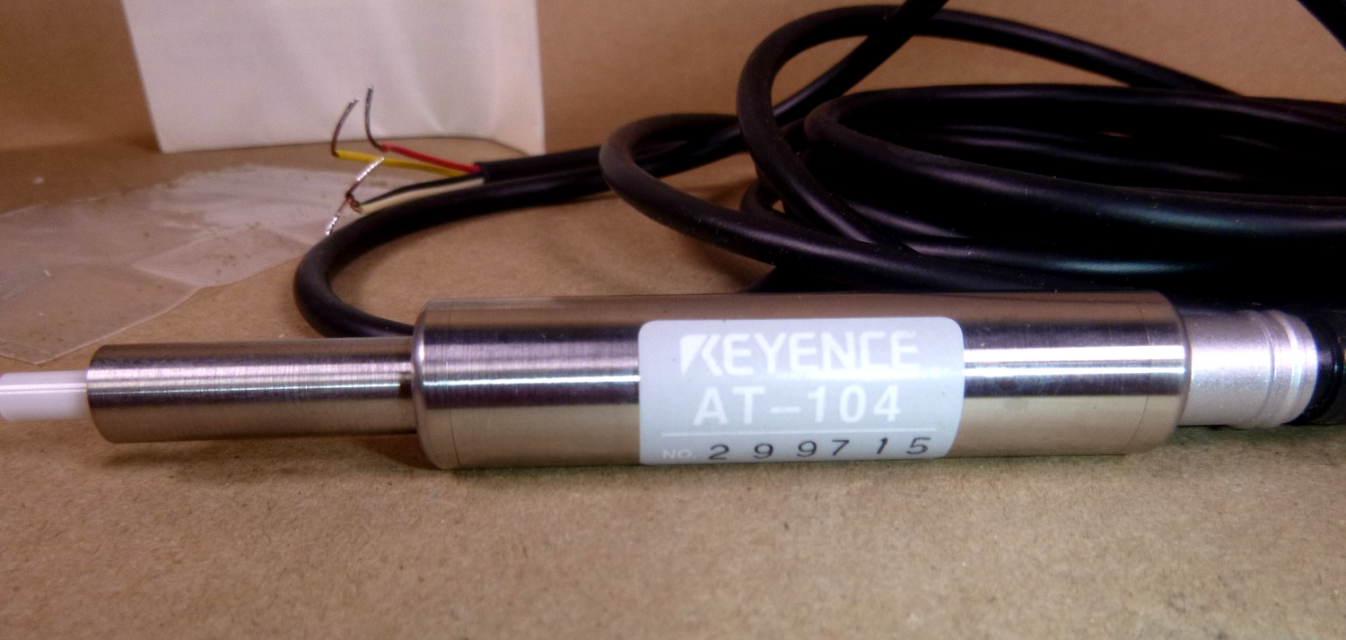 Keyence AT-104 Displacement Sensor With Keyence AT-210 Sensor Amplifier | Electrical MRO Replacement Parts &amp; Components and Commercial Electrical Supplies Company