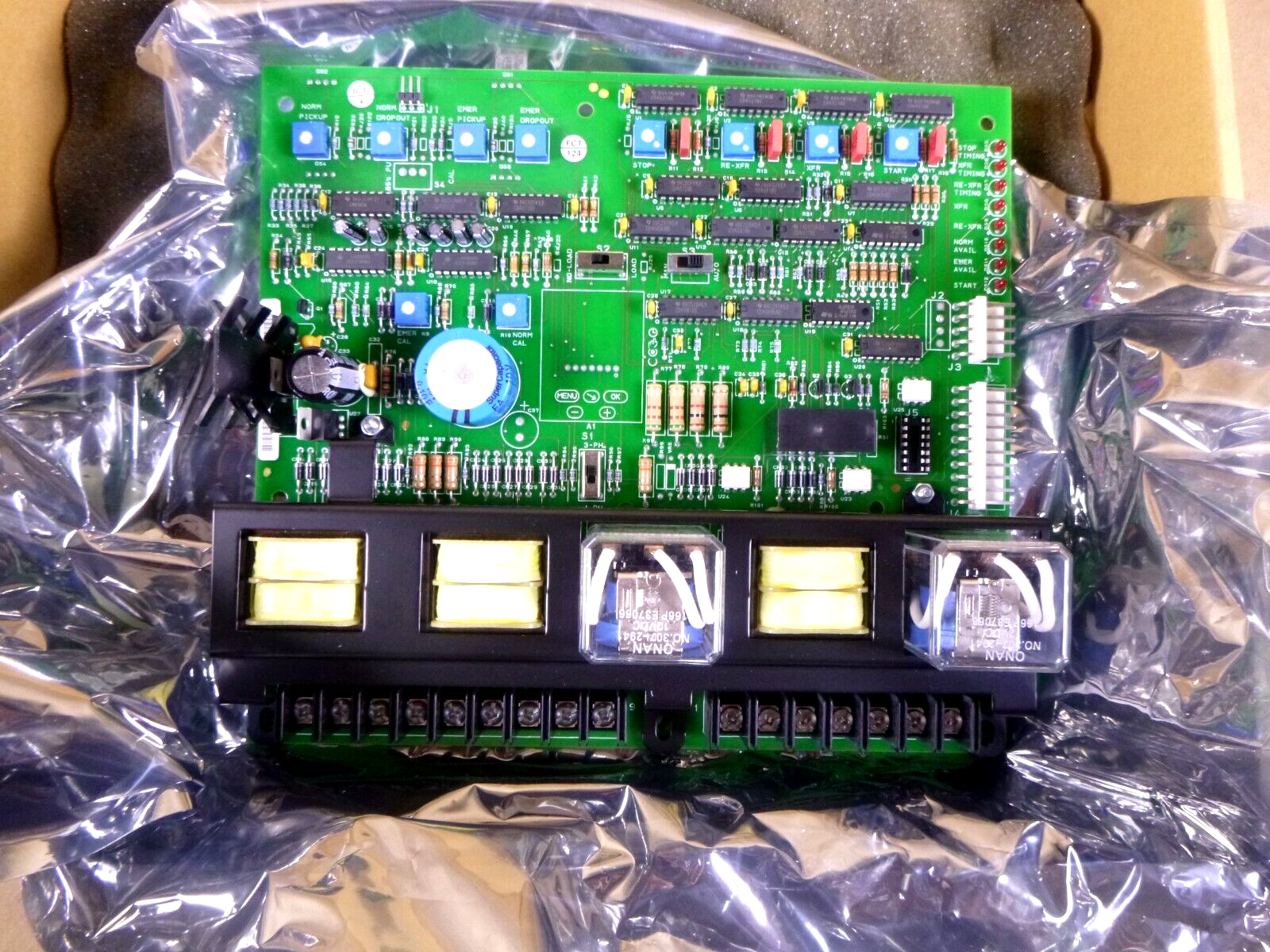 NEW CUMMINS ONAN 0300-4750-01 ORIGINAL PCB ASSY-XFR SW CONTROL | Replacement Truck Parts, Trailer Accessories, Automobile Supplies, Car Parts &amp; Accessories