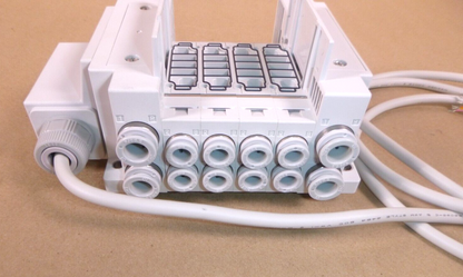 New SMC SS5Y5-10L32-04D-C8, 4 Station Manifold Base | Electrical MRO Replacement Parts &amp; Components and Commercial Electrical Supplies Company
