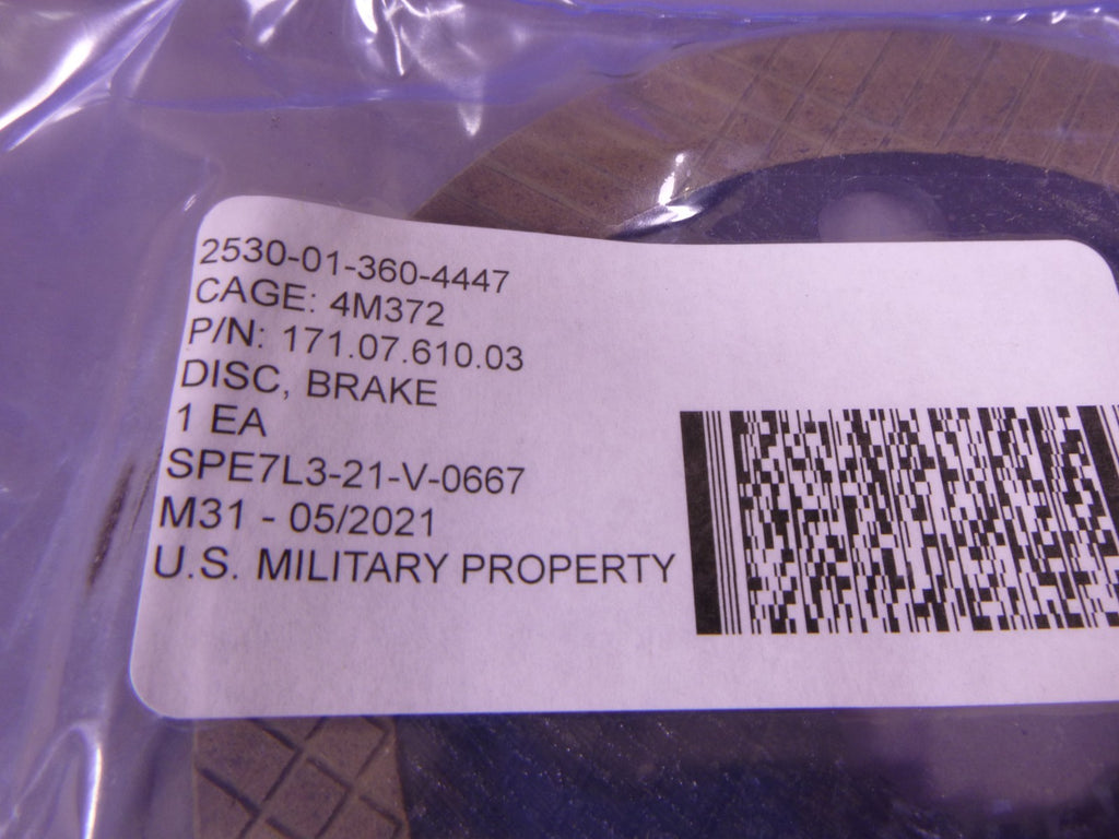 DANA Forklift Disc Brake 171.07.610.03 , 2530-01-360-4447 MHE-271 MHE-270 | Replacement Truck Parts, Trailer Accessories, Automobile Supplies, Car Parts & Accessories