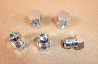 5x Parker Hydraulic Fitting 3/8" Male JIC 37°-Flare Tube Plug 03CP-6, 6 PNTX-S | Industrial Replacement Nuts &amp; Bolts Distributor and Machinery Screws &amp; Fasteners Supply