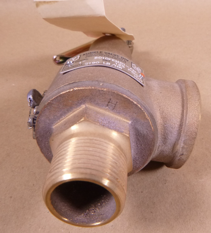 Kunkle 6010FEM01-AM 1” Bronze Safety Pressure Relief Valve 125PSI | Industrial MRO Replacement Parts, Manufacturing Machine Parts & Components, Heavy Equipment Parts Supplier