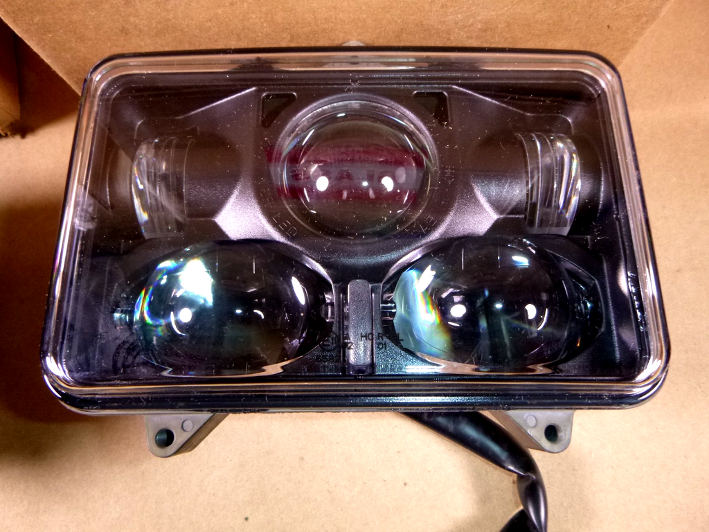 JW Speaker 8820 Military LED Headlights 12-24 Volt High & Low Beam 3 Point Mount | Replacement Truck Parts, Trailer Accessories, Automobile Supplies, Car Parts & Accessories