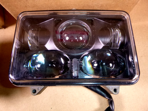 JW Speaker 8820 Military LED Headlights 12-24 Volt High & Low Beam 3 Point Mount | Replacement Truck Parts, Trailer Accessories, Automobile Supplies, Car Parts & Accessories