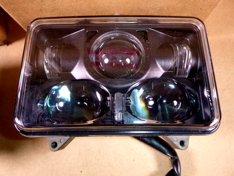 JW Speaker 8820 Military LED Headlights 12-24 Volt High & Low Beam 3 Point Mount | Replacement Truck Parts, Trailer Accessories, Automobile Supplies, Car Parts & Accessories