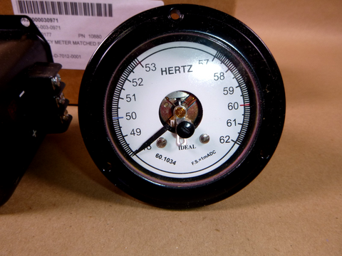 Frequency Meter Gauge Matched Set for 60 Hz 15kW, 30kW, 60kW Military Generators | Genuine MEP Generator Replacement Parts and Military Surplus Generator Parts