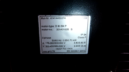 Becker DT4.16/0-06, 3-ph 0.70Kw, Carbon Vane Compressor, 1.2bar and 19m/h | Industrial MRO Replacement Parts, Manufacturing Machine Parts &amp; Components, Heavy Equipment Parts Supplier