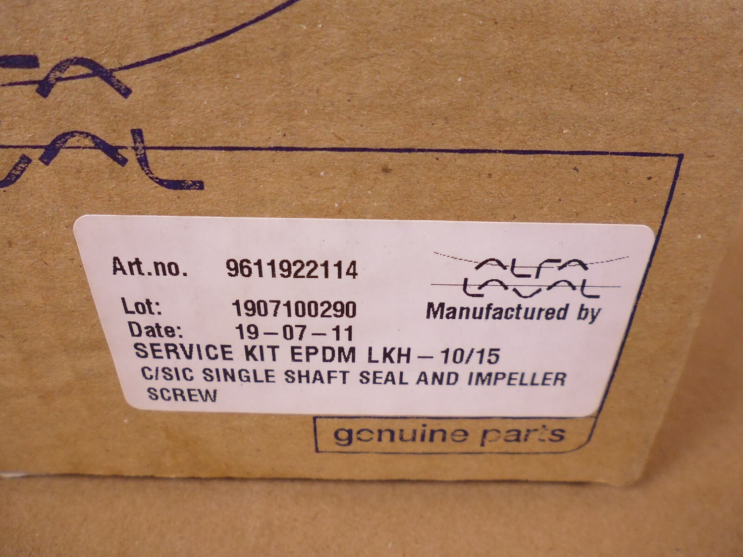Alfa Laval 9611922114 Single Shaft Seal Service Kit For LKH-10/15 MISSING O-RING | Industrial MRO Replacement Parts, Manufacturing Machine Parts &amp; Components, Heavy Equipment Parts Supplier