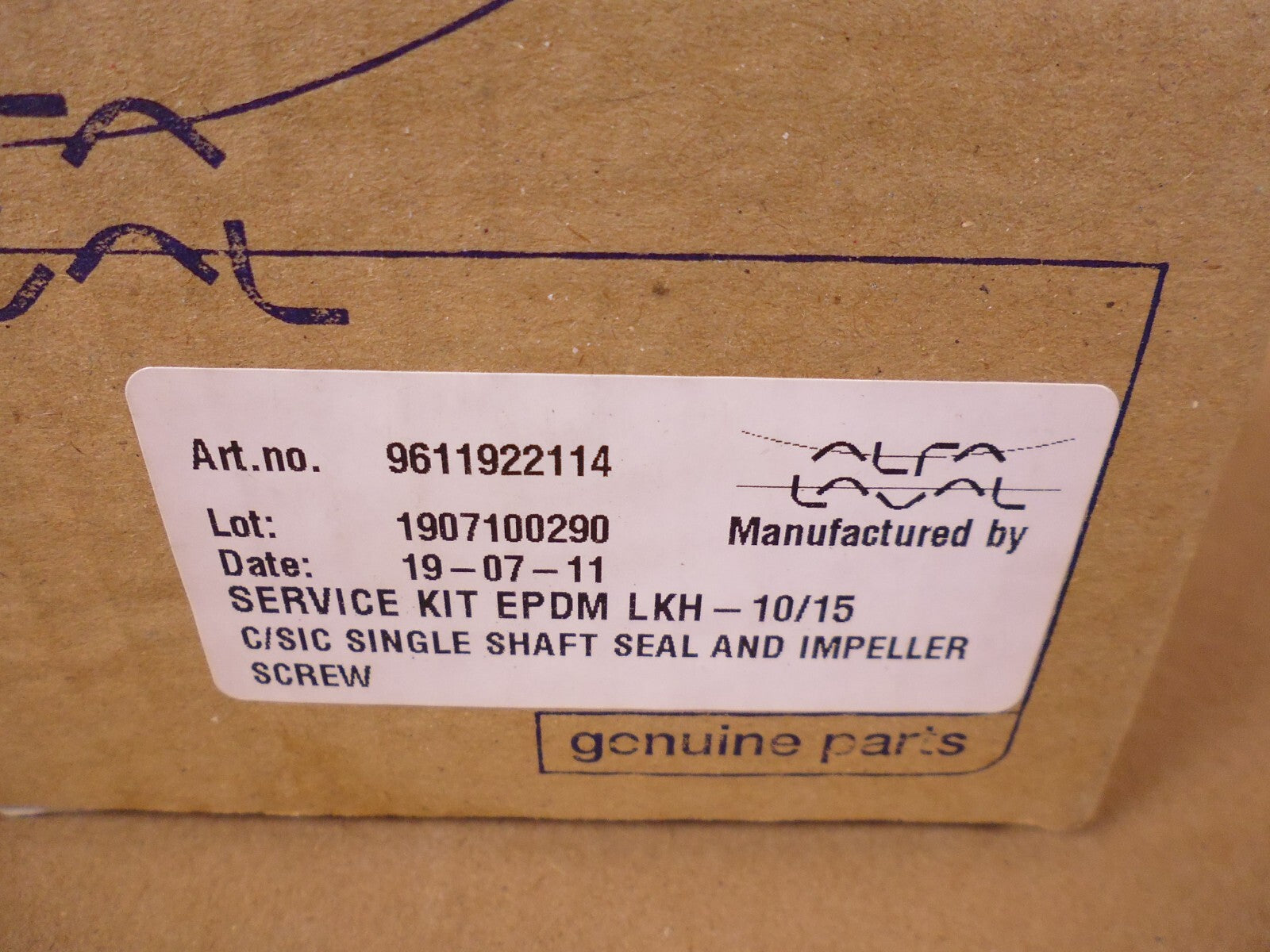 Alfa Laval 9611922114 Single Shaft Seal Service Kit For LKH-10/15 MISSING O-RING | Industrial MRO Replacement Parts, Manufacturing Machine Parts &amp; Components, Heavy Equipment Parts Supplier