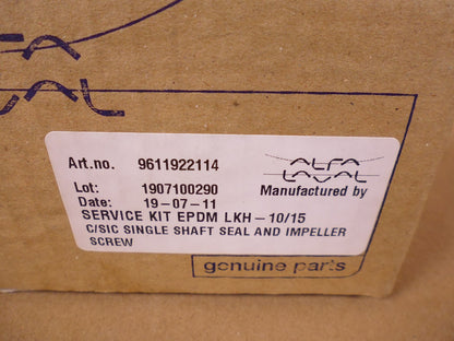 Alfa Laval 9611922114 Single Shaft Seal Service Kit For LKH-10/15 MISSING O-RING | Industrial MRO Replacement Parts, Manufacturing Machine Parts &amp; Components, Heavy Equipment Parts Supplier