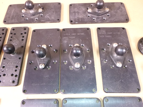 USED (Lot of 37 Pcs.) Ram Mounts Size B 1" Ball Assorted Mounts And Socket Arms | Industrial MRO Replacement Parts, Manufacturing Machine Parts & Components, Heavy Equipment Parts Supplier