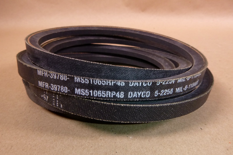 USGI 5-TON M939 M939A1 Alternator 2 Pc. Matched V-Belt Set 3030-00-983-2873 | Genuine M35 Military Truck Parts and M939 Cargo Truck Surplus Parts