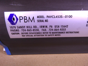 PAVCL453S-100 PMB Pneumatic Valve Actuator 120 Psig | Industrial MRO Replacement Parts, Manufacturing Machine Parts & Components, Heavy Equipment Parts Supplier